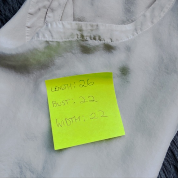 Vintage 90's Fiji Sport 100% Silk Beige Sleeveless Blouse Women's Size M - Picture 5 of 5